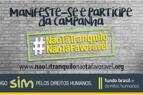 Fundo Brasil lança campanha contra violações de direitos humanos