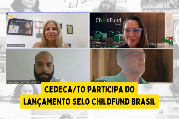 Cedeca é selecionado para Selo Organizações Parceiras ChildFund Brasil